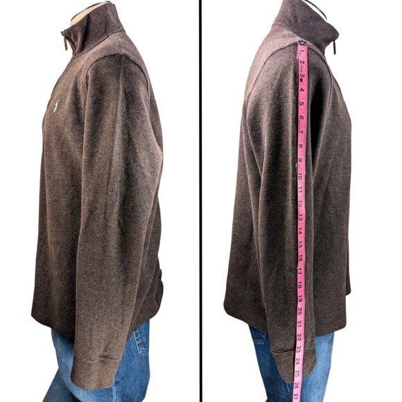 Polo Ralph Lauren Men's Large 1/4 Zip Cotton Long Sleeve Pullover Sweater - Picture 3 of 8